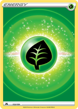 Crown Zenith - 152/159 - Grass Energy - Pokemon kaarten Kopen - LuiopZondag TCG Store Assen
