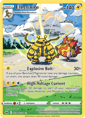 Crown Zenith - GG08 - Electivire - Pokemon kaarten Kopen - LuiopZondag TCG Store Assen