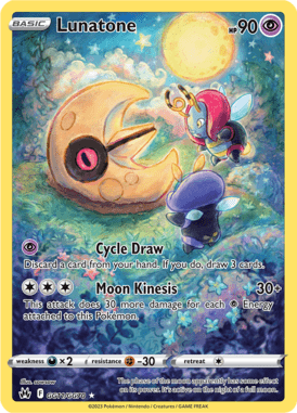Crown Zenith - GG11 - Lunatone - Pokemon kaarten Kopen - LuiopZondag TCG Store Assen
