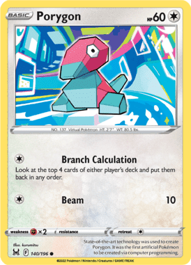 Lost Origin - 140/196 - Porygon - LuiopZondag.nl
