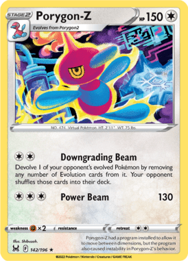 Lost Origin - 142/196 - Porygon-Z - LuiopZondag.nl