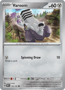 Obsidian Flames - 154/197 - Varoom - Pokemon kaarten Kopen - LuiopZondag TCG Store Assen