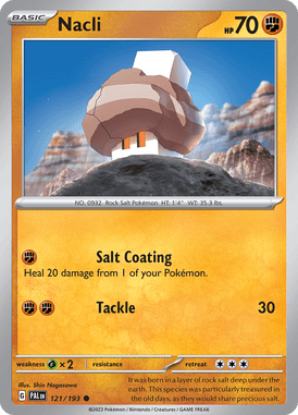 Paldea Evolved - 121/193 - Nacli - Pokemon kaarten Kopen - LuiopZondag TCG Store Assen
