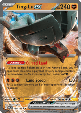 Paldea Evolved - 127/193 - Ting-Lu ex - Pokemon kaarten Kopen - LuiopZondag TCG Store Assen