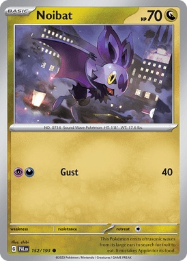 Paldea Evolved - 152/193 - Noibat - Pokemon kaarten Kopen - LuiopZondag TCG Store Assen