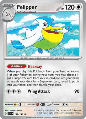 Paldea Evolved - 159/193 - Pelipper - Pokemon kaarten Kopen - LuiopZondag TCG Store Assen