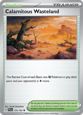 Paldea Evolved - 175/193 - Calamitous Wasteland - Pokemon kaarten Kopen - LuiopZondag TCG Store Assen