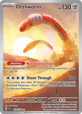 Paldea Evolved - 224/193 - Orthworm - Pokemon kaarten Kopen - LuiopZondag TCG Store Assen