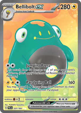 Paldea Evolved - 237/193 - Bellibolt ex - Pokemon kaarten Kopen - LuiopZondag TCG Store Assen