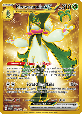 Paldea Evolved - 271/193 - Meowscarada ex  - Pokemon kaarten Kopen - LuiopZondag TCG Store Assen