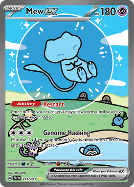 Paldean Fates - 232/091 - Mew ex - Pokemon kaarten Kopen - LuiopZondag TCG Store Assen shiny