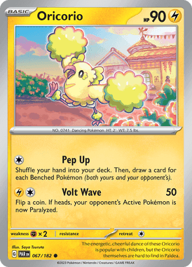 Paradox Rift - 067/182 - Oricorio - Pokemon kaarten Kopen - LuiopZondag TCG Store Assen
