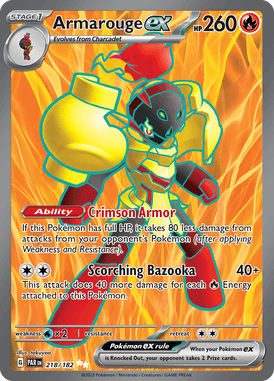 Paradox Rift - 218/182 - Armarouge ex - Pokemon kaarten Kopen - LuiopZondag TCG Store Assen