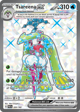 Paradox Rift - 220/182 - Tsareena ex - Pokemon kaarten Kopen - LuiopZondag TCG Store Assen