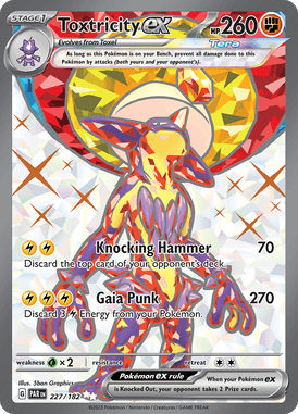 Paradox Rift - 227/182 - Toxtricity ex - Pokemon kaarten Kopen - LuiopZondag TCG Store Assen
