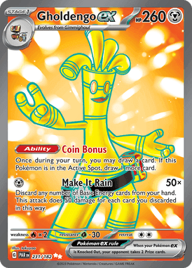 Paradox Rift - 231/182 - Gholdengo ex - Pokemon kaarten Kopen - LuiopZondag TCG Store Assen