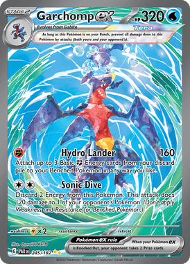 Paradox Rift - 245/182 - Garchomp ex - Pokemon kaarten Kopen - LuiopZondag TCG Store Assen