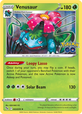 Pokémon GO - 003/078 - Venusaur - LuiopZondag.nl