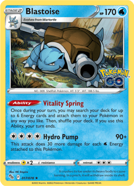 Pokémon GO - 017/078 - Blastoise - LuiopZondag.nl