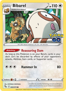 Pokémon GO - 060/078 - Bibarel - LuiopZondag.nl