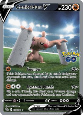 Pokémon GO - 074/078 - Conkeldurr V - LuiopZondag.nl
