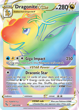 Pokémon GO - 081/078 - Dragonite VSTAR - LuiopZondag.nl