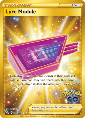 Pokémon GO - 088/078 - Lure Module (Gold) - LuiopZondag.nl