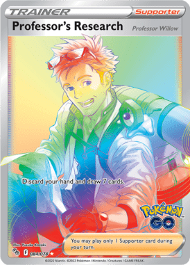 Pokémon GO - 084/078 - Professor's Research (Professor Willow) - LuiopZondag.nl