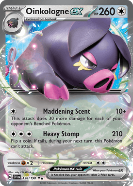 Scarlet & Violet - 158/198 - Oinkologne ex