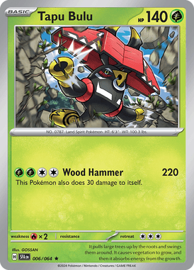 Shrouded Fable - 006/064 - Tapu Bulu - Losse Pokemon Kopen - LuiopZondag TCG Store
