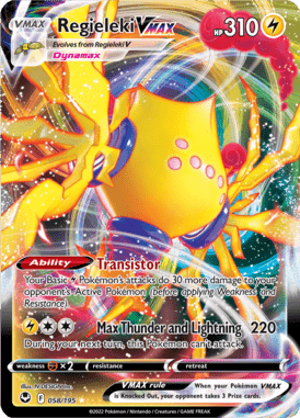 Silver Tempest - 058/195 - Regieleki VMAX - LuiopZondag.nl