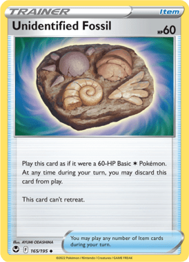 Silver Tempest - 165/195 - Unidentified Fossil - LuiopZondag