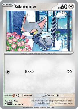 Stellar Crown - 116/142 - Glameow - Losse Pokemon Kopen - LuiopZondag TCG Store