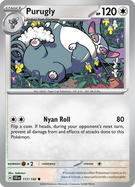 Stellar Crown - 117/142 - Purugly - Losse Pokemon Kopen - LuiopZondag TCG Store