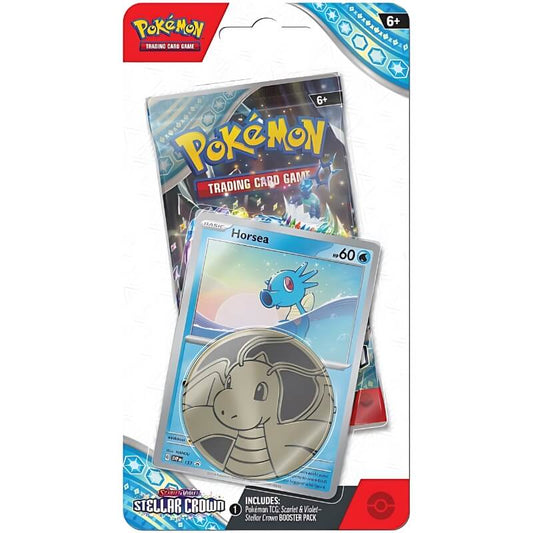 Pokemon Stellar Crown Checklane Blister Horsea - Luiopzondag.nl