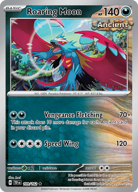 Temporal Forces - 109/162 - Roaring Moon - Losse Pokemon kaarten Kopen - LuiopZondag TCG Store Assen