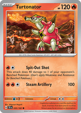Temporal Forces - 035/162 - Turtonator
 - Losse Pokemon kaartem Kopen - LuiopZondag TCG Store Assen