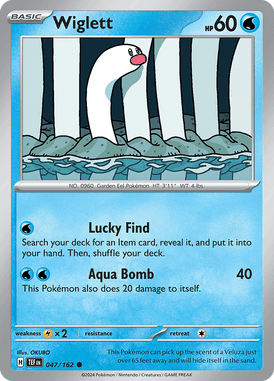 Temporal Forces - 047/162 - Wiglett - Losse Pokemon kaartem Kopen - LuiopZondag TCG Store Assen