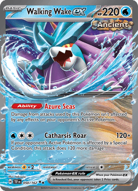 Temporal Forces - 050/162 - Walking Wake ex - Losse Pokemon kaartem Kopen - LuiopZondag TCG Store Assen
