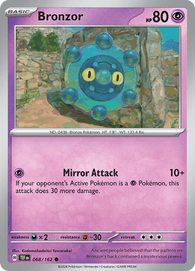 Temporal Forces - 068/162 - Bronzor - Losse Pokemon kaartem Kopen - LuiopZondag TCG Store Assen