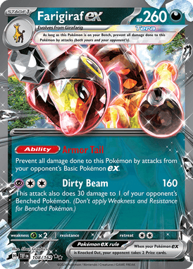 Temporal Forces - 108/162 - Farigiraf - Losse Pokemon kaarten Kopen - LuiopZondag TCG Store Assen