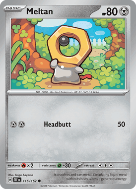 Temporal Forces - 116/162 - Meltan - Losse Pokemon kaarten Kopen - LuiopZondag TCG Store Assen