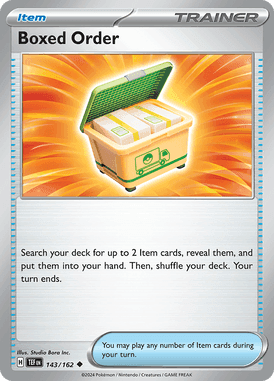 Temporal Forces - 143/162 - Boxed Order - Losse Pokemon kaarten Kopen - LuiopZondag TCG Store Assen