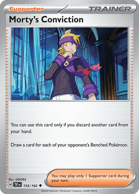 Temporal Forces - 155/162 - Morty's Conviction
 - Losse Pokemon kaarten Kopen - LuiopZondag TCG Store Assen