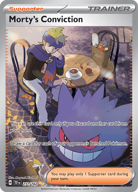 Temporal Forces - 211/162 - Morty's Conviction - Losse Pokemon kaarten Kopen - LuiopZondag TCG Store Assen
