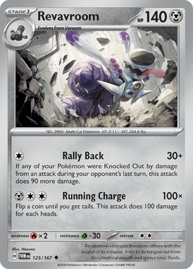 Twilight Masquerade - 125/167 - Revavroom - Losse Pokemon Kopen - LuiopZondag TCG Store Assen
