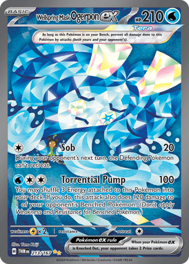 Twilight Masquerade - 213/167 - Wellspring Mask Ogerpon ex - Losse Pokemon Kopen - LuiopZondag TCG Store Assen
